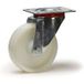 Roulette Pivotante Diamètre 100 Mm Roue Polyamide Blanc - 200 Kg