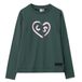 Cross Hart Crew trui, groen