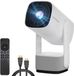 Lumistar Ultra Mini Beamer - Projecteur Smart TV tout-en-un - Modèle 2025 - Android 11.0 - WiFi 6 & Bluetooth 5.2 - Support 4k - Beamer - Câble HDMI inclus - Home Cinema - 600 Lumen ANSI - Blanc