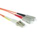 ACT RL8501 Câble de raccordement fibre optique Duplex LC vers SC 1 mètre Orange LSZH OM2