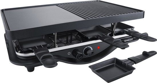 Steba RC28 Racletteset - 8 personen - 1400W - Zwart