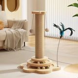 Famanu Moderne Houten Krabpaal voor Katten