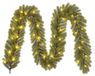 Black Box Trees Nagoya Guirlande met LED-Verlichting - Kerstversiering voor Binnen met 40 Warmwitte Lampjes - Kerstslingers van Kunststof - L270 x Ø20 cm - Groen