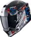 Scorpion Covert FX Skullz Integraalhelm - Zwart/Blauw/Grijs/Rood - Maat S