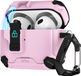 Apple AirPods 4 Housse de protection avec mousqueton, rose