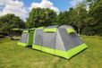 KingCamp Tente familiale - Tente tunnel - 8 personnes - Vert