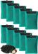 ReptoFilter 10 x ouate filtrante aquarium - Convient pour ReptoFilter Medium Filter - avec charbon actif et zéolite