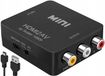 Adaptateur/convertisseur HDMI : 1080p vers AV (3xRCA/CVBS/Cinch)