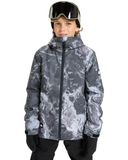 Quiksilver Mission Printed Jas Grijs 10 Years Jongens