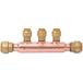 SharkBite 25552LF Spruitstukken met Push-Fit takken, Messing, 3/4" x 1/2", 3 open haven