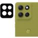 Techsuit Film de protection pour caméra arrière pour Motorola Moto G86, Verre trempé, Noir