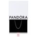 Pandora Moments Armband met slangenketting van sterling zilver, met roosjessluiting