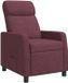 vidaXL - Fauteuil - Violet - Tissu