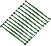 Bol 24 pièces Connecteurs de Treillis Extensibles Bras de Piquet pour Cage à Tomates Bâton en Plastique Supports Fournitures de Jardinage pour Piquets de Plantes