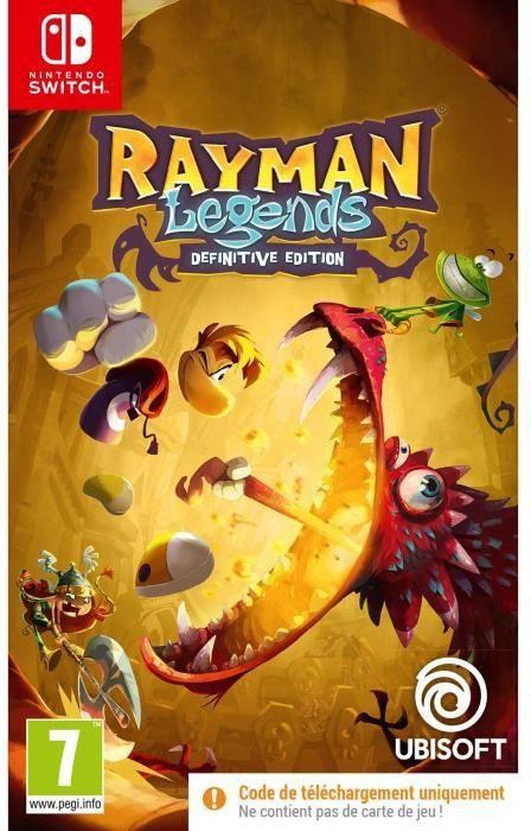 Ubisoft Rayman Legends Definitive Edition Switch-game (downloadcode)
