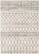 Surya PSS2300-679 Berber Tapijt Binnen Rechthoek Polypropyleen (PP) Zwart, Wit, Houtskool, Grijs, Licht Grijs 200x275 cm