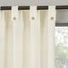 Archaeo Katoenmix knop tab top gordijn, 101,6 cm x 213,4 cm, crème