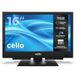Cello C1626TZH 16 inch Smart TV met Tizen OS van Samsung, Bluetooth, "Pitch Perfect"-geluid, ideaal voor keukens, woningen en compacte ruimtes, alleen netvoeding, triple-tuner