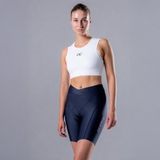 Acelera Short de cyclisme intermédiaire pour femme avec rembourrage - Slate Blue - Taille XL