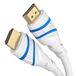 KabelDirekt – 10K & 8K HDMI 2.1 Kabel – 1m, wit, gecertificeerd