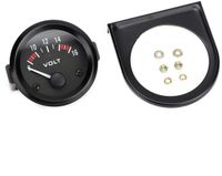 Merkloos / Sans marque Dailygoods - Auto Vltmeter - Universele 12V Voltmeter - Betrouwbaar en duurzaam - 52mm - Spanningsmeter - Geschikt voor de meeste 12V-auto's - Eenvoud