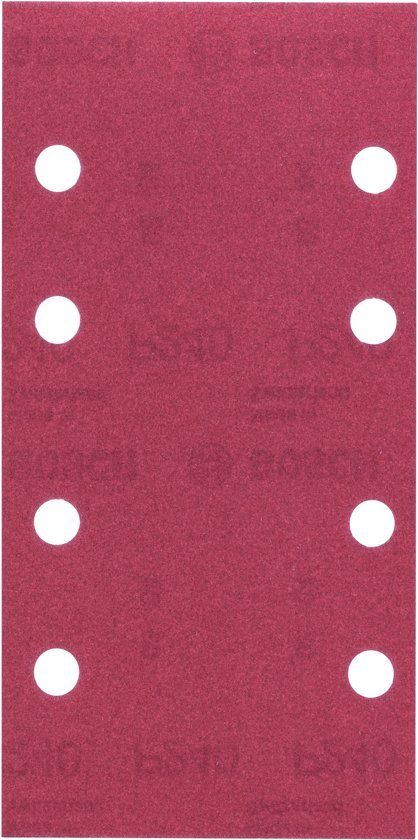 Bosch 10-delige schuurbladset voor vlakschuurmachines 93 x 185 mm - korrel 240