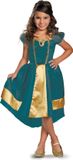 Disney-kostuum DISNEY Prinses - BRAVE (DISNEY/PIXAR), Merida jurk Classic, Maat S (5 - 6 jaar), Meisjes