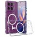 Motorola Coque Hybride Edge 70 - Compatible MagSafe - Transparente