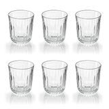 Guzzini - Gocce, set van 6 glazen bekers Everyday - transparant, Ø 8,5 x h9 cm - 08150000