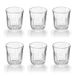 Guzzini - Gocce, set van 6 glazen bekers Everyday - transparant, Ø 8,5 x h9 cm - 08150000