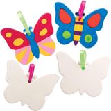 Baker Ross Vlinder Decoraties van Keramiek (5 stuks) Knutselspullen en Knutselsets voor Kinderen