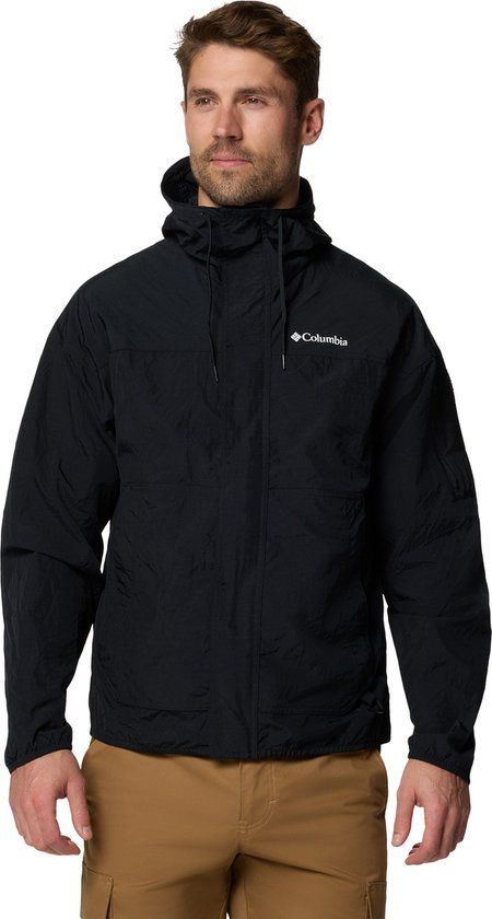 Columbia Challenger™ II Windbreaker Men's Outdoor Jacket - Black - Size S