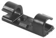 20 clips adhésives, serre-câbles, 3-5 mm, noir