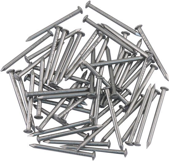 Ellen Tochtstripnagels Nikkel 25 x 1.6 mm (55 stuks)