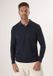 Felix Hardy Trui Met Polokraag En Knopen - Polo Shirt - 100% Katoen Heren Navy - 2Xl