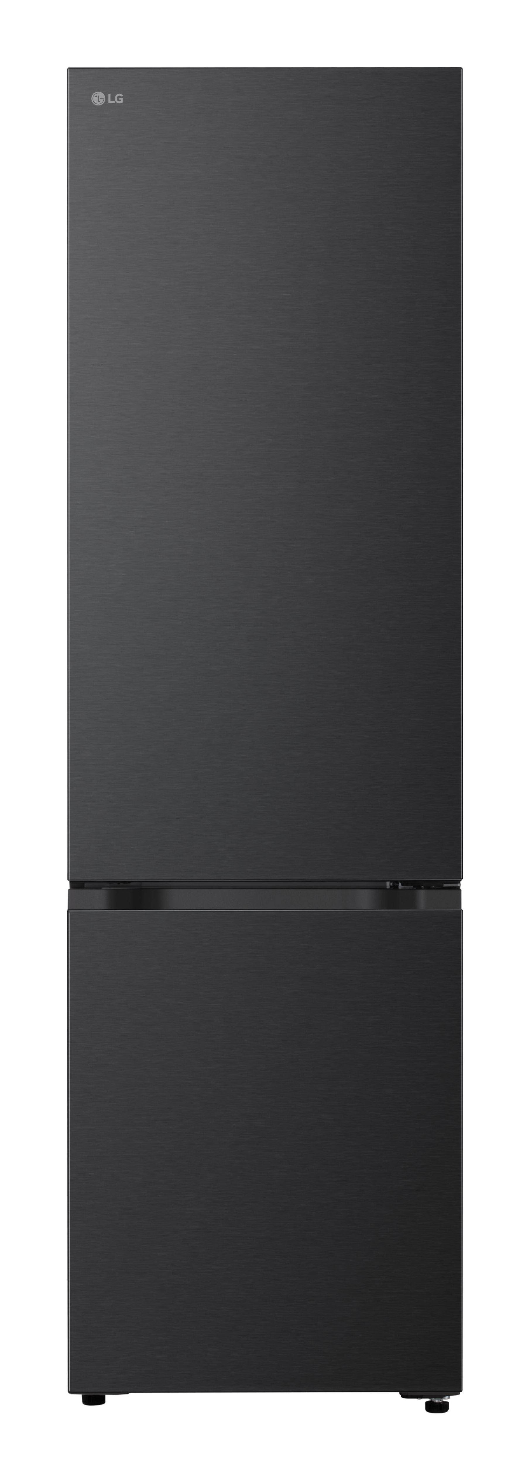 LG GBBS726CEV Koel-vriescombinatie 375L - Zwart - Energieklasse C - DoorCooling voor gelijkmatige koeling - Fresh Balancer voor optimale versheid - Stille Smart Inverter Compressor en ThinQ wifi bediening
