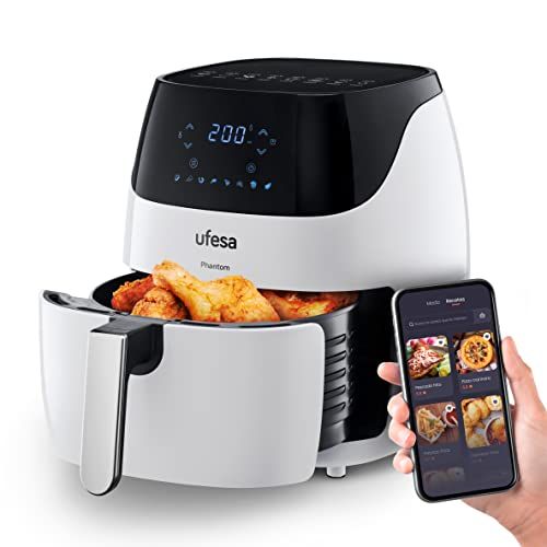 UFESA AF5100 White Phantom Airfryer - 5L - Digital Touch Control - 1500W - WiFi