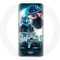 Maniacase Samsung Galaxy A3 2017 Hoesje Formule 1 Valtteri Bottas F1 Driver Zwart