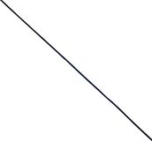 Mopec S462.25 muisstaartkoord, marineblauw, 2,5 mm x 50 m, zijde, eenheidsmaat