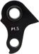 UNION Haibike Derailleur Hanger Marwi GH-319 Zwart