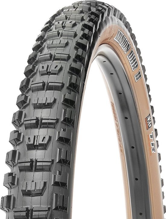 Maxxis Minion DHR II Vouwband 29x2.60"" WT TLR Skinwall EXO Dual, black