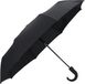 Knirps T260 Comfortabele auto open/dicht paraplu met ronde handgreep - Black