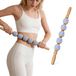 Rouleau de massage en bois pour la relaxation musculaire et le drainage lymphatique