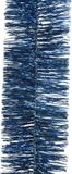 Decoris Kaemingk 5 stuks! Guirlande lametta glans d7 cm en l270 cm nachtblauw Kerst Decoris