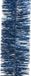 Decoris Kaemingk 5 stuks! Guirlande lametta glans d7 cm en l270 cm nachtblauw Kerst Decoris