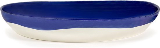 Serax FEAST Lapis Lazuli Swirl-Dots L serveerschaal 35 cm