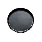 6 Asami Ware 6 stuks, platte borden, Ø 19 x 2 cm, zwart, melamine