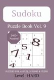 Sudoku Puzzle Book Vol 9, Level: HARD