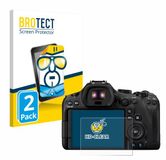 BROTECT - Screenprotector voor Canon EOS R6 Mark III - Folie Beschermfolie transparant 2 Stuks