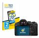 BROTECT - Screenprotector voor Canon EOS R6 Mark III - Folie Beschermfolie transparant 2 Stuks